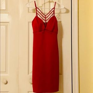 Strappy Caged Bodycon Dress